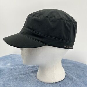 VTG 90s Columbia Women's L/XL Black Cadet Hat - Made in Taiwan
